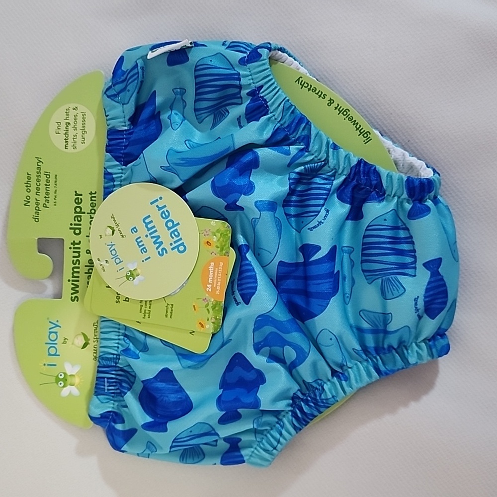 i Play By Green Sprouts Swimsuit Diaper Size: 24 Months